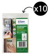 Avery Protect Antimicrobial Film A4 4up Removable 99.1  x 139 mm Pack 10