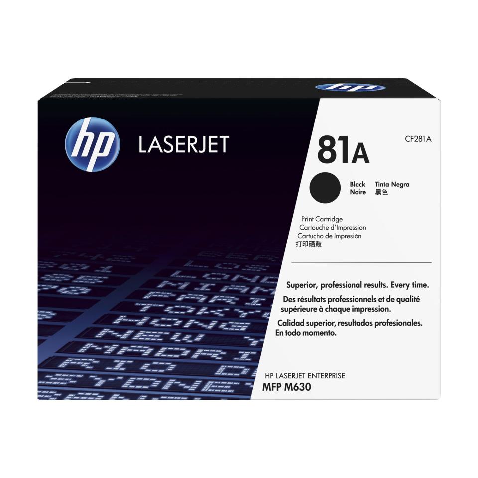 HP LaserJet 81A Black Toner Cartridge - CF281A Image