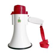 Megaphone Hand Held 20W With Siren White/Red