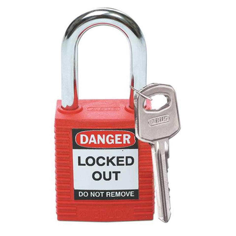 Brady Safety Plus Padlock Red | Winc