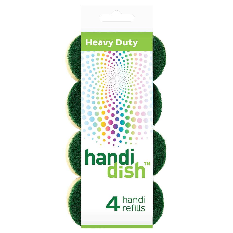 Handi Dish Wand Heavy Duty Refill Pack 4