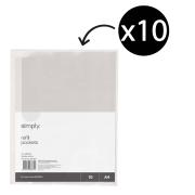 Simply Display Book Refill A4 Pocket Pack 10