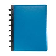 M By Staples ARC Genuine Leather Notebook A5 Blue