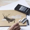 Thumbnail image of Micador For Artists Soft Pastels Greys Pack 12