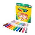 Thumbnail image of Crayola Classic Broadline Coloured Markers Assorted Pack 10