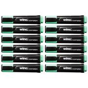 Winc Hype Highlighter Recycled Chisel Tip 1.0-4.5mm Green Box 12
