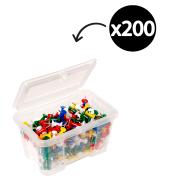 Esselte Coloured Push Pins Pack 200