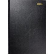 Winc 2024 Recycled Diary A4 Day to Page Black