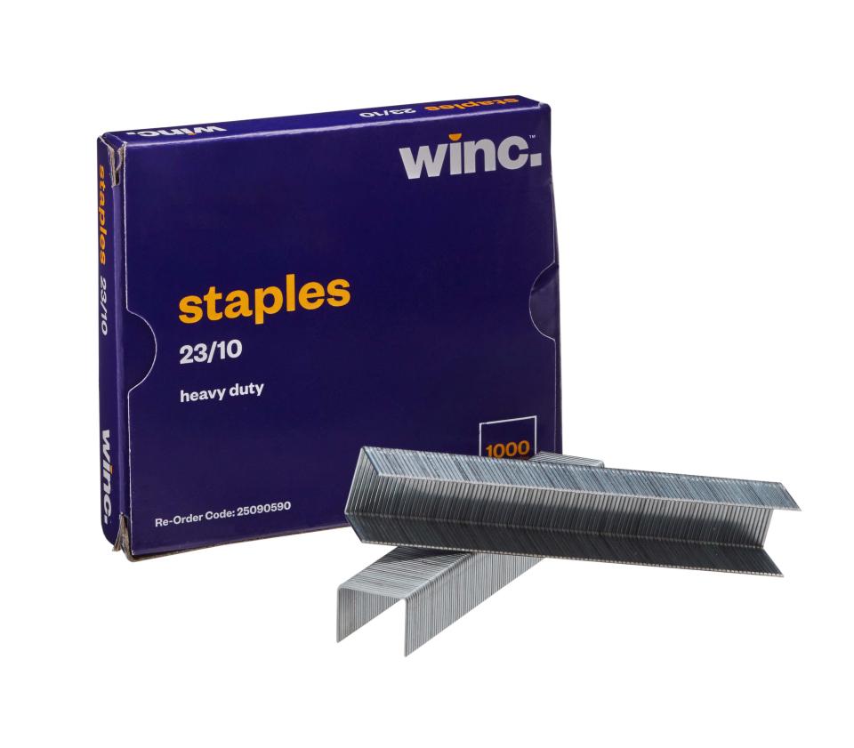 Winc Heavy Duty Staples 23/10 Box 1000 Winc