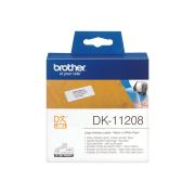 Brother DK-11208 Small Address Labels 38 x 90mm 400 Roll