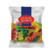 Victoria Gardens Gummy Bears Lollies Portion Control 65g Carton 40