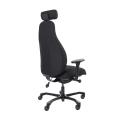 Thumbnail image of Dal Serati Support Pro Control Synchro with Arms &amp; Head Rest Inc Lumbar Pump in Black Fabric