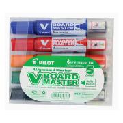Pilot Begreen V Board Marker Refillable Assorted Colours Set 5