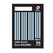 Olympic Grid Book 225 x 175mm 5mm Ruled G2596 96 Pages 