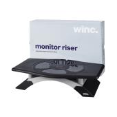 Winc Monitor Riser with Rotating Tray 20kg Capacity