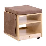 Jooyes Mobile Teacher Stool With Storage