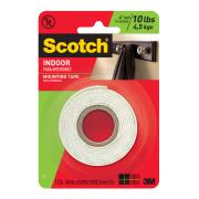 Scotch Permanent Mounting Tape 2.5cm x 1.27m White