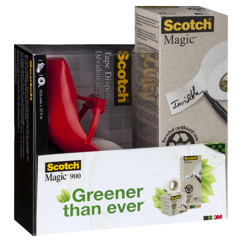 Scotch 900/Shoe Dispenser Bundle Pack X9 Rolls