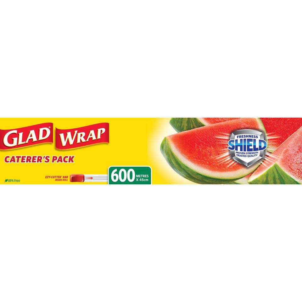 Glad WCW600/4N Caterer's Cling Wrap 450mm x 600M Roll Image