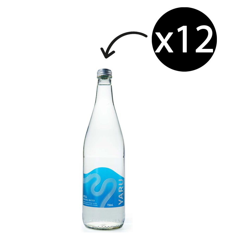 Yaru Still Mineral Water Glass Bottle 750ml Carton 12