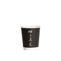 Thumbnail image of Truly Eco Double Wall Uni 90mm Coffee Cup Black 8oz Carton 500