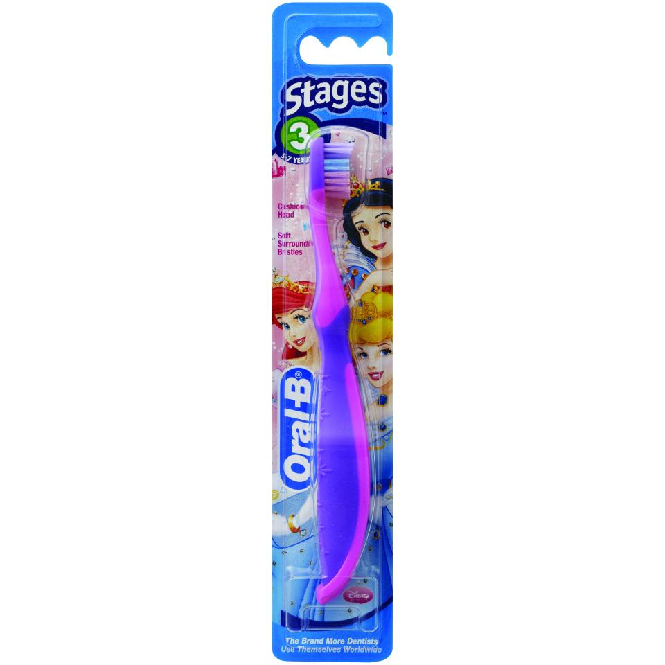 Oral B Stages 3 Toothbrush Princess 5-7 Years Each
