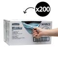 Thumbnail image of Wypall 94185 Embossed Wipers 3Ply 42X39cm Blue Carton 200