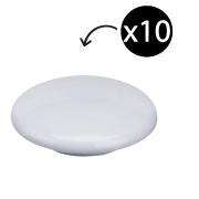 Quartet Magnetic Buttons 20mm White Pack 10