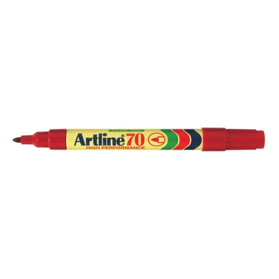 Artline 70 Permanent Marker Bullet 1.5mm Red