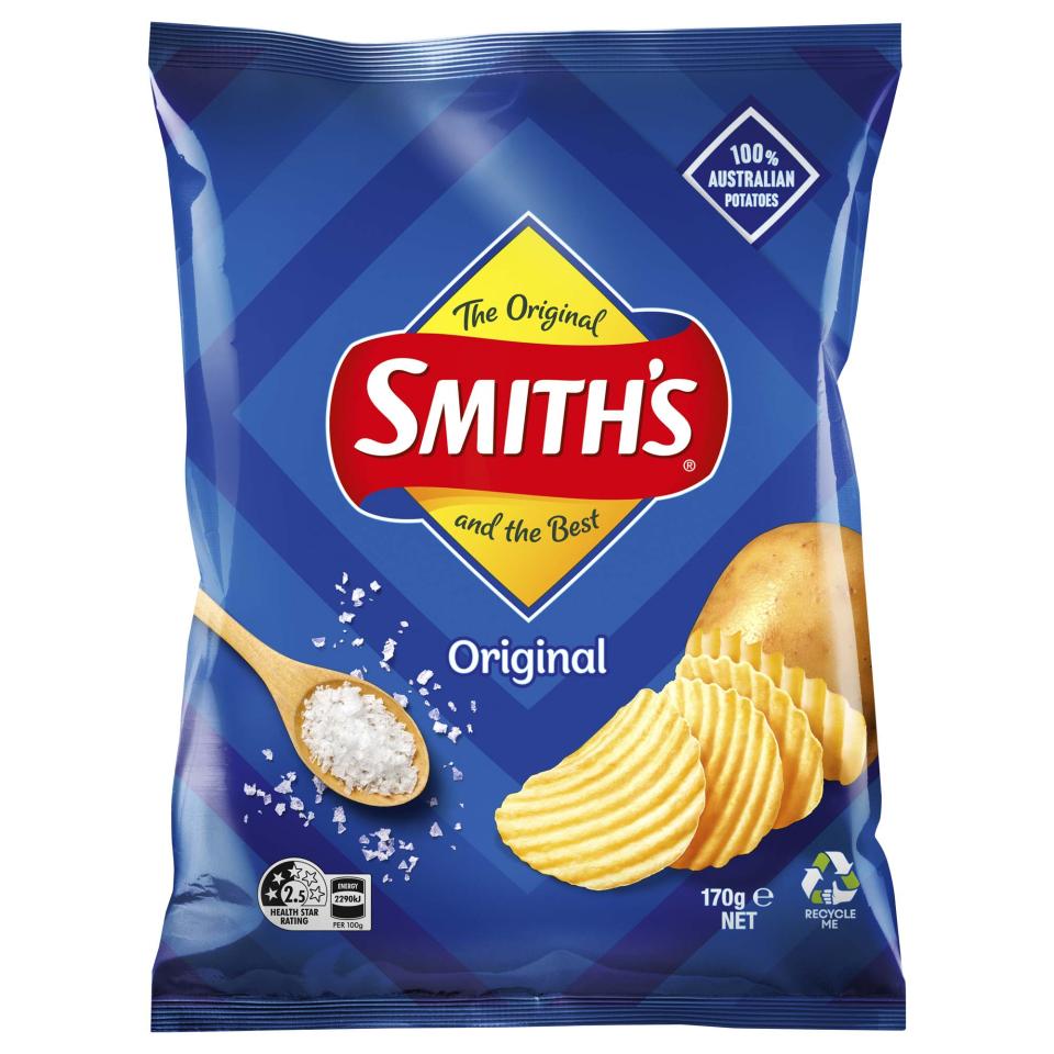 Smiths Chips Crinkle Cut Original 170g