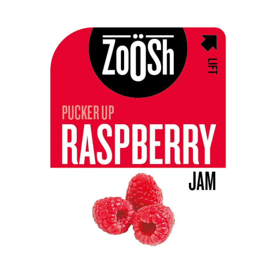 Zoosh Raspberry Jam Portion Control 13.6g Box 50 Winc