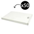 Thumbnail image of DigiTuff Synthetic Adhesive Matt White Removable Glue Solid Back 320x450mm Pack 50