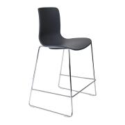 Dal Acti Low Stool with Chrome Sled Base