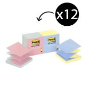 Post-It Notes Pop-Up Marseille Collection 76 x 76mm Pack 12