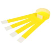 Rexel Wristbands Fluorescent Yellow Pack 100