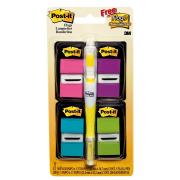 Post-It Flags Value Pack 25.4 x 43.2mm Includes Highlighter Assorted Pack 4