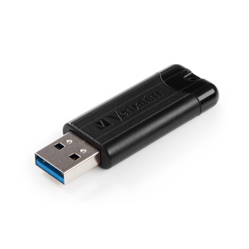 Verbatim Store 'n' Go Pinstripe USB 3.0 Drive 64GB Black | Winc