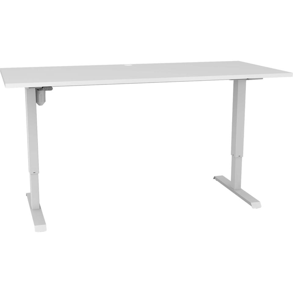 Conset 501-33 Electric Sit Stand Desk 690-1185H x 1500W x 800Dmm White/White