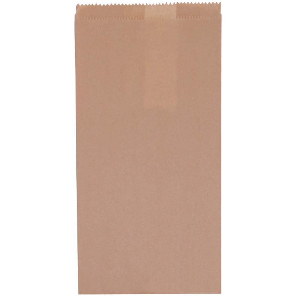 Castaway Paper Bags No. 8 Satchel 165 x 100 x 325 mm Brown Carton 500