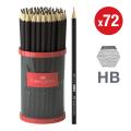 Thumbnail image of 1111 Black Matt Graphite Pencils HB - Plastic Cup of 72