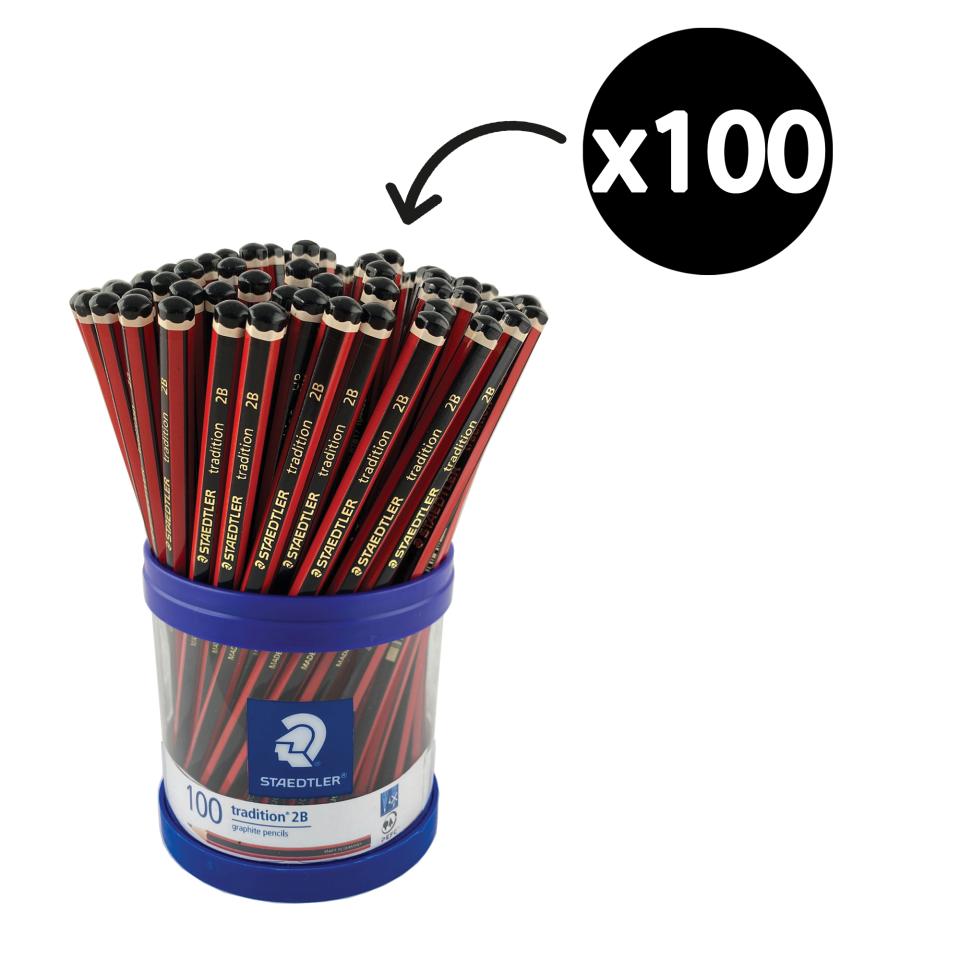 Staedtler Tradition Graphite Pencil 2b Cup 100