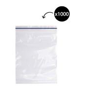 Austar Press Seal Bag Blue Stripe 90mm X 150mm 50um Carton 1000