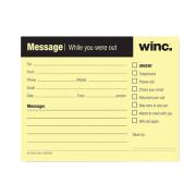 Winc Telephone Message Pad