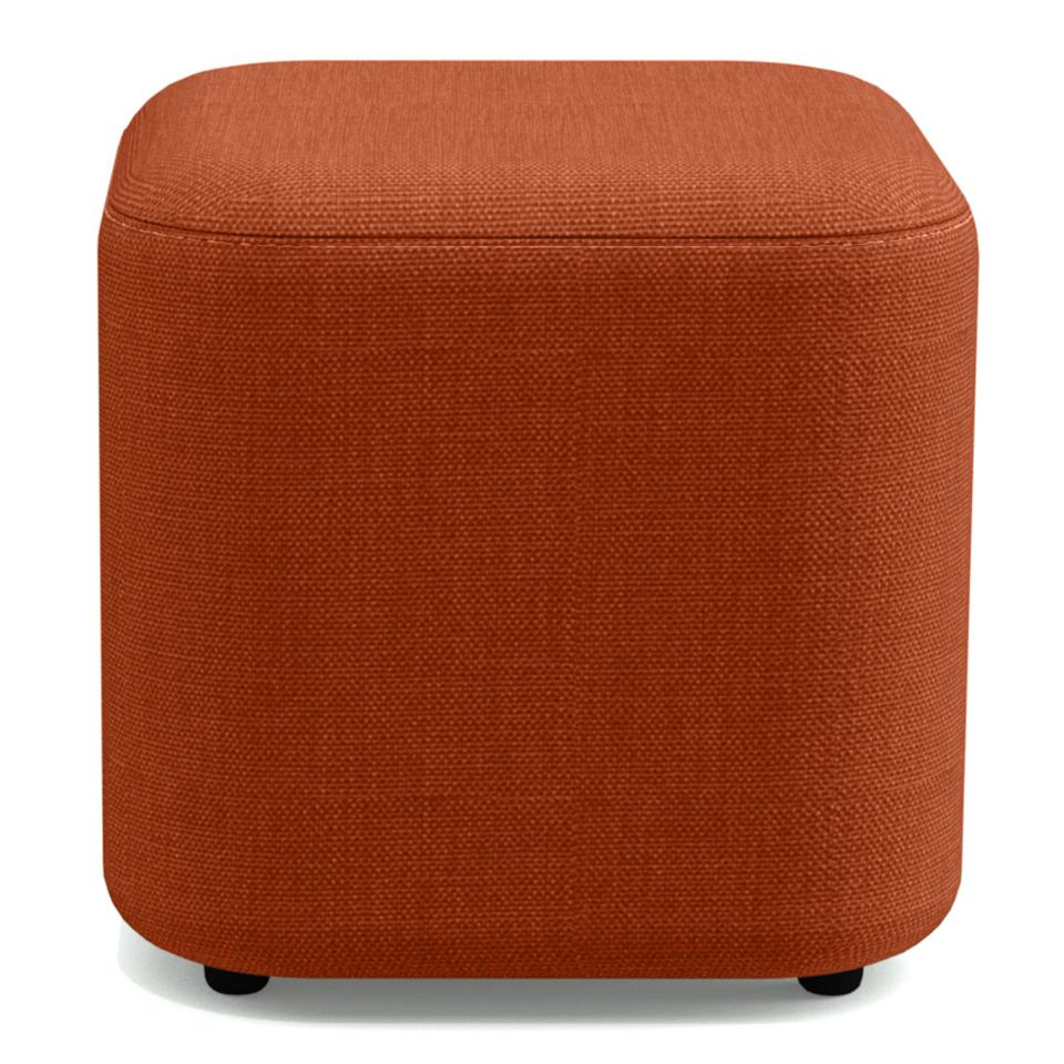 Chair Solutions Bunya Ottoman Square 600mm - Warwick Beachcomber Terracotta 
