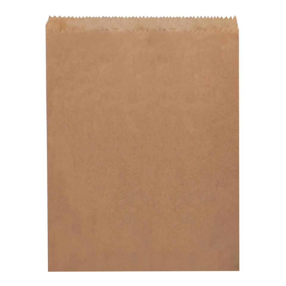 Castaway Paper Bags No. 2 Flat Long Cake 165X235mm Brown Carton 500