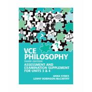 VCE Philosophy Assessment & Examination Supplement For Units 3 & 4 3rd Edn