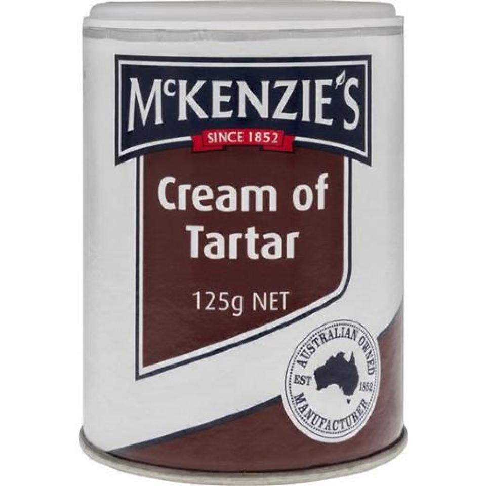 Mckenzie Cream Of Tartar 125g Pack