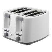 Nero 746052 4 Slice Square Toaster White