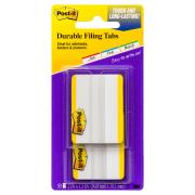 Post-It Durable Filing Tabs 50.8 x 38.1mm Yellow & White