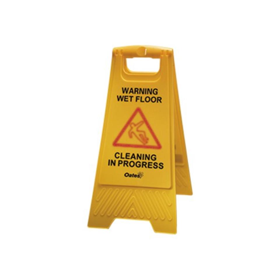 Oates Contractor A Frame Sign Caution Cleaning | Winc